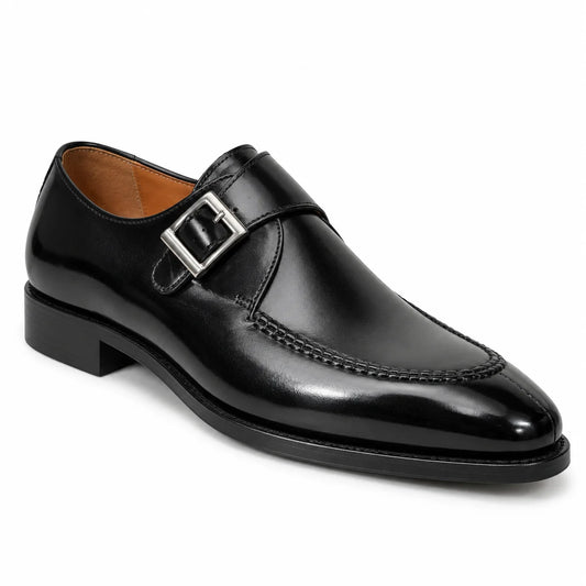 Chaussure Moc-Toe en Cuir Naturel – Design Italien Élégant